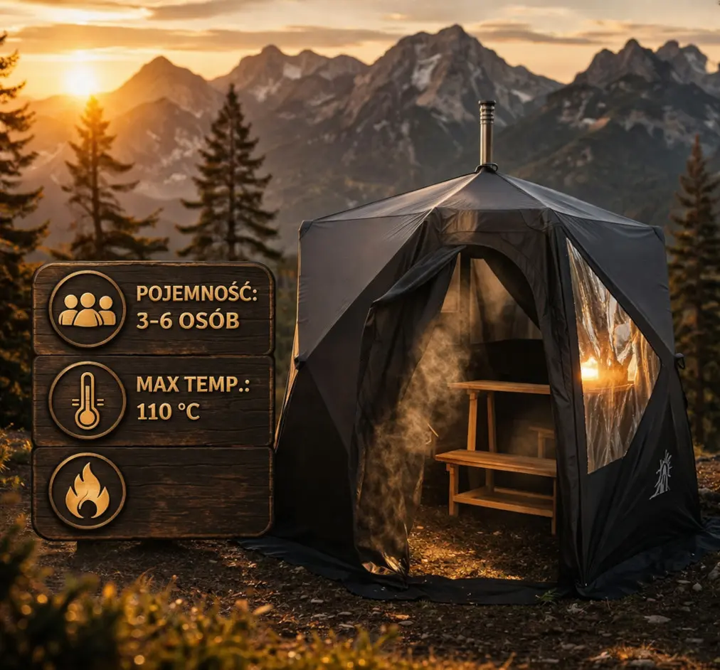 Sauna na wieczór panieński w&nbsp;przytulnym plenerze